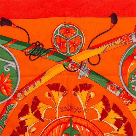 daimyo hermes scarf|Scarf of the moment: Daimyo Princes du Soleil Levant.